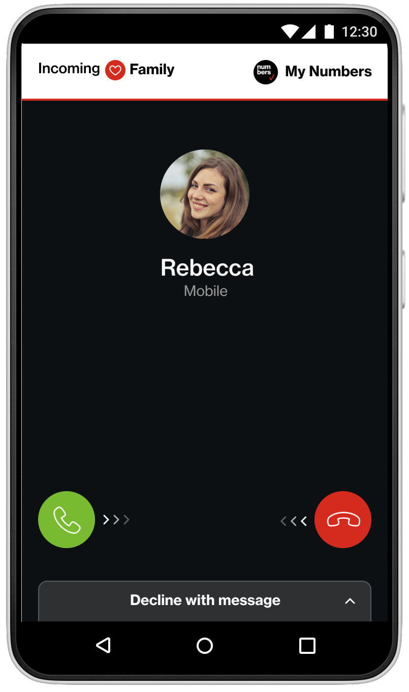 Incoming call 1