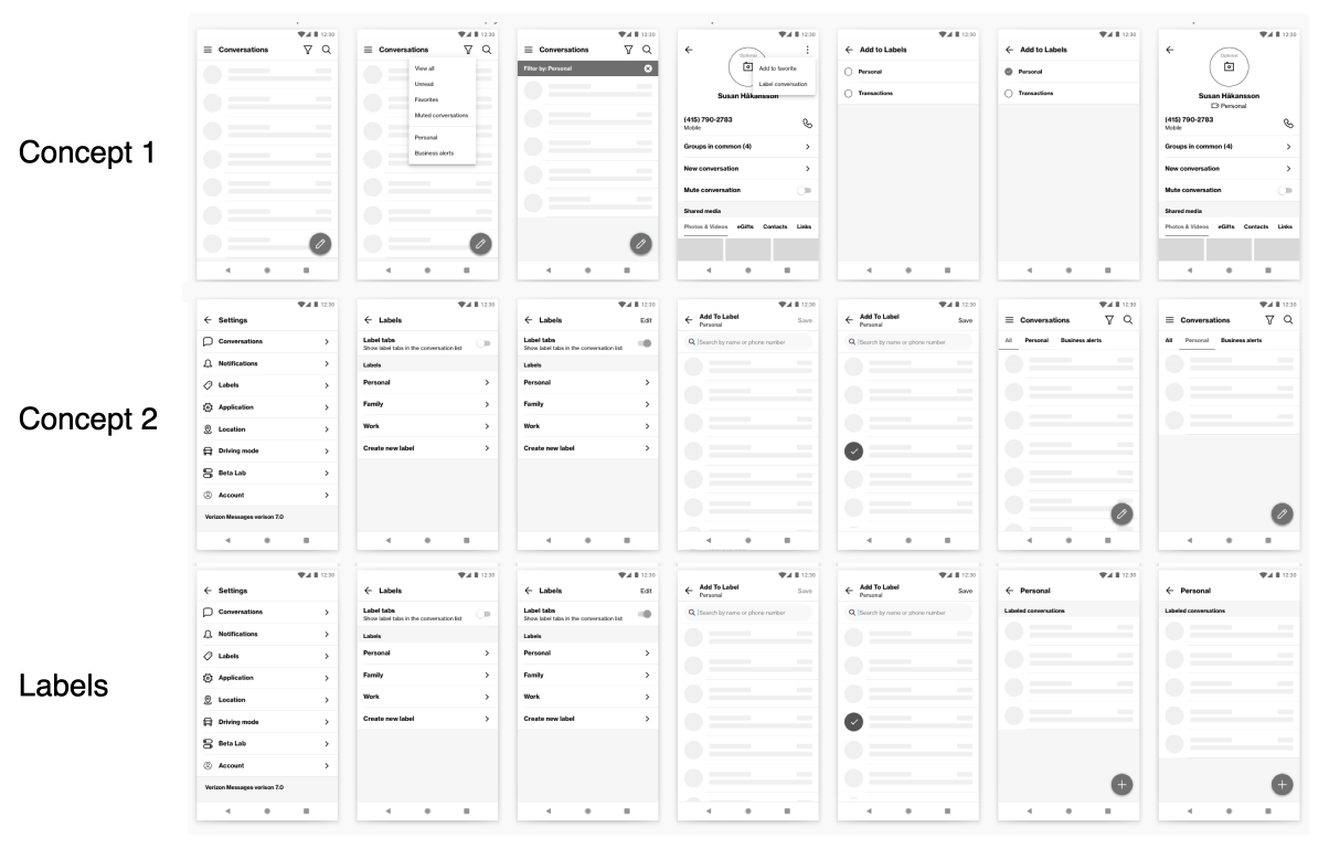 Low-fi mockup