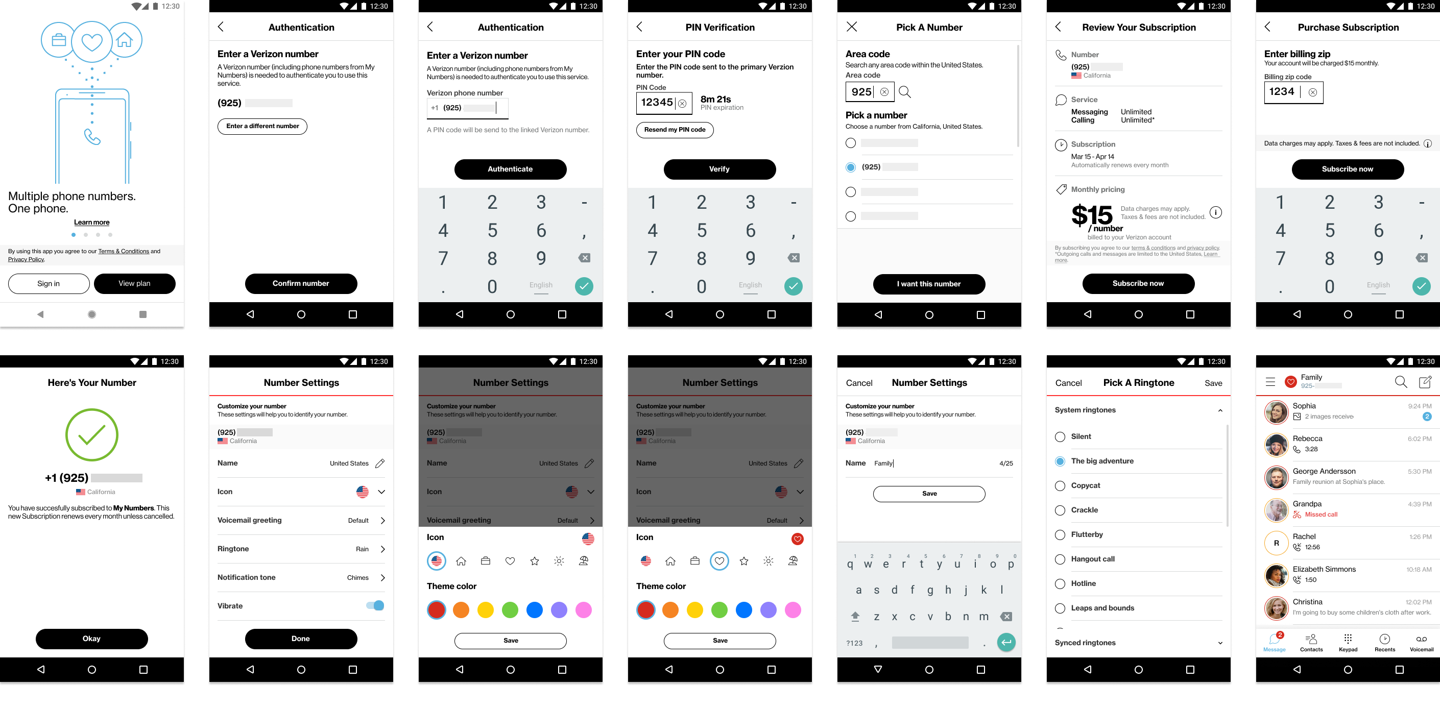 High-fi onboarding